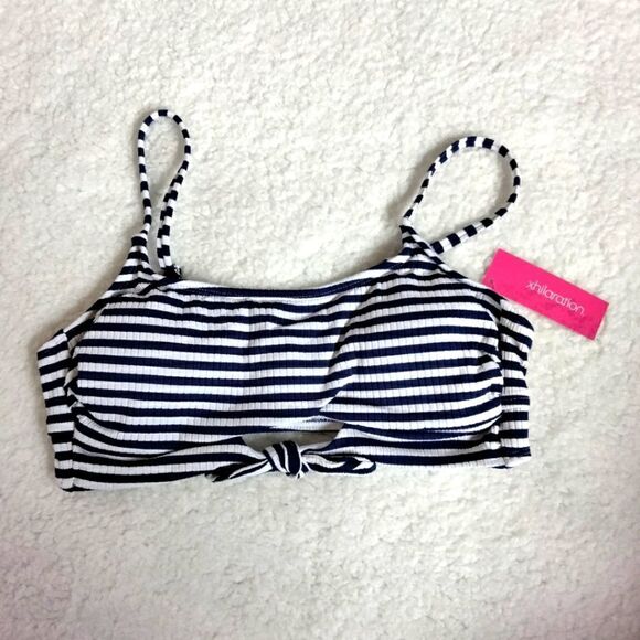 NWT Striped Bikini Bralette SzLarge - Picture 3 of 6